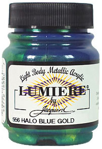 lumiere 556 halo blue gold paint